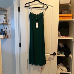 Reformation Juliette dress- Emerald